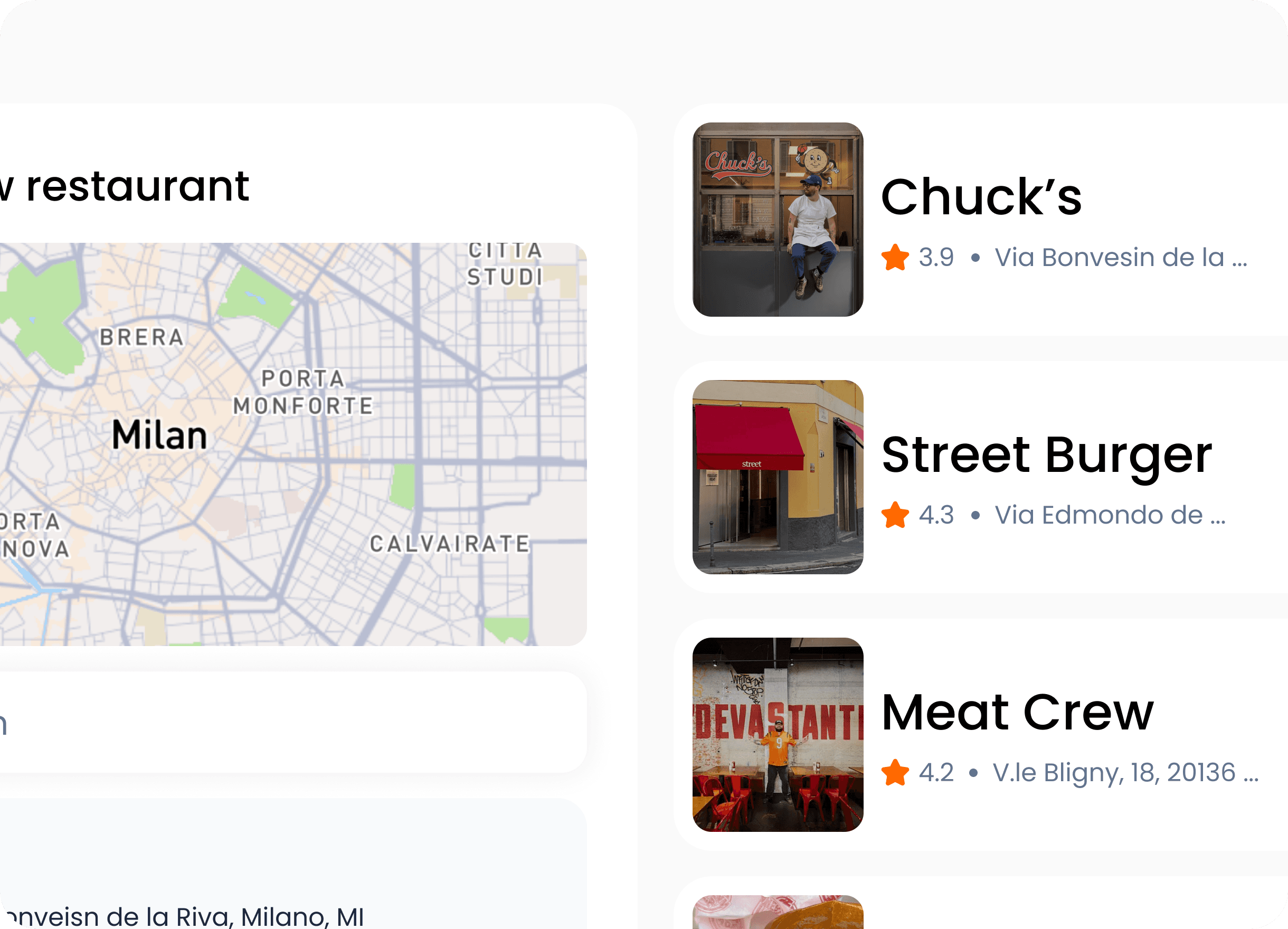 Add spots using maps or our suggestions